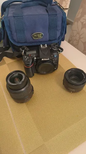 CAMERA FOTOGRÁFICA NIKON D 7100+ LENTE 18/55 + LENTE 50MM