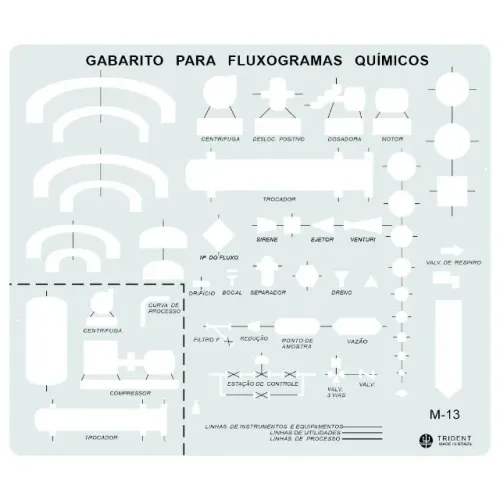 Gabarito Trident Fluxogramas Químicos M-13