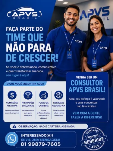 OPORTUNIDADE PARA CONSULTOR COMERCIAL 