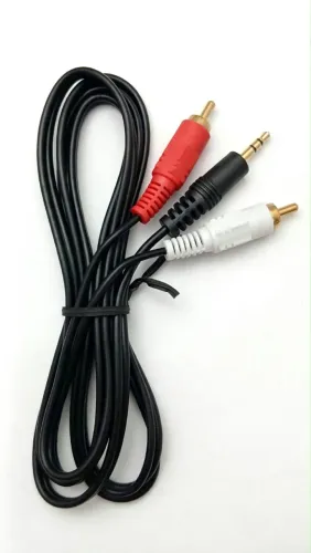 CABO P2 x RCA - ÁUDIO ESTÉREO / ENTREGAMOS 