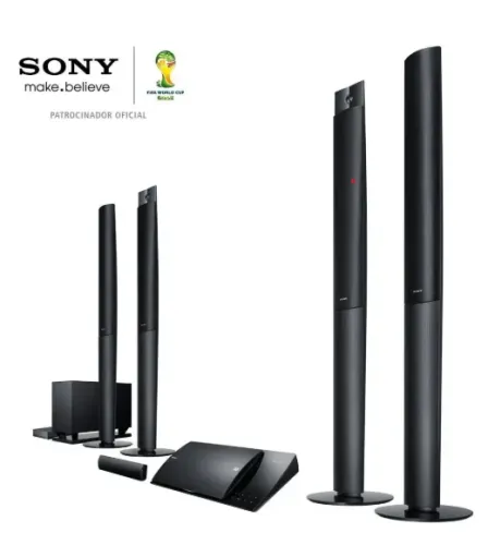Home Theater Sony 5.1 850W RMS modelo BDV N990W (completo e funcionando) 