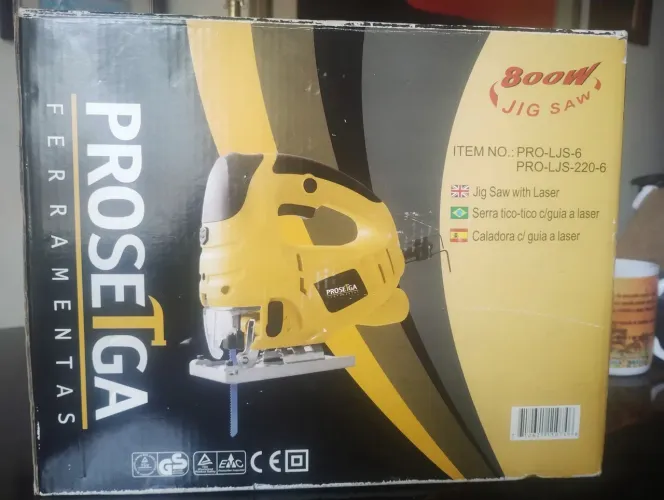 serra tico tico com guia laser 800w sem uso na caixa 