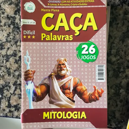 Lote 37 Revistas de Passatempo NOVAS (Caça-Palavras, Letrão) - Preço de Atacado