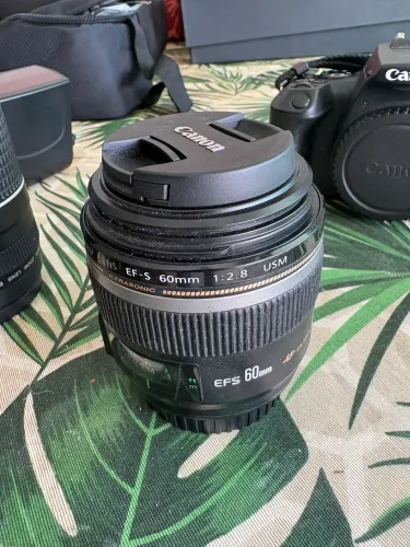 Lente canon macro 60mm
