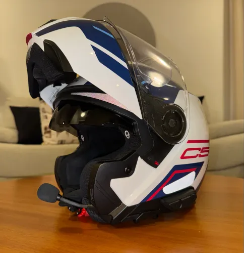 Capacete de Moto Schuberth C5 + Intercomunicador Schuberth SC2
