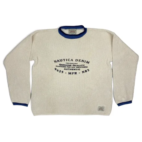 Suéter Nautica Denim 90s Tam.M