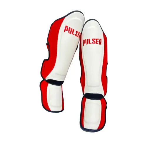 Par Caneleira Profissional Couro 30mm Pulser Muay Thai Kickboxing