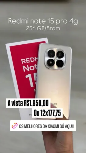 Xiaomi Note 15 pro 4g 256gb