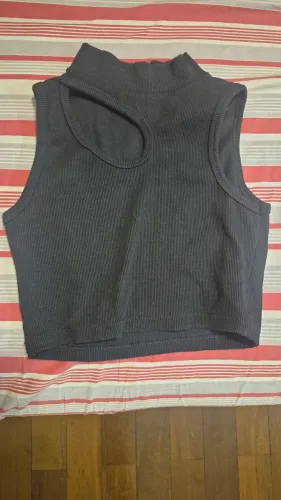 Blusinha preta feminina - 10 anos