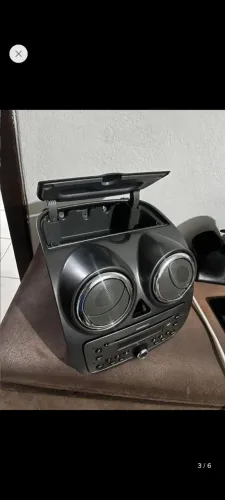 Vendo Moldura ar central com som original Fiat Novo Palio 