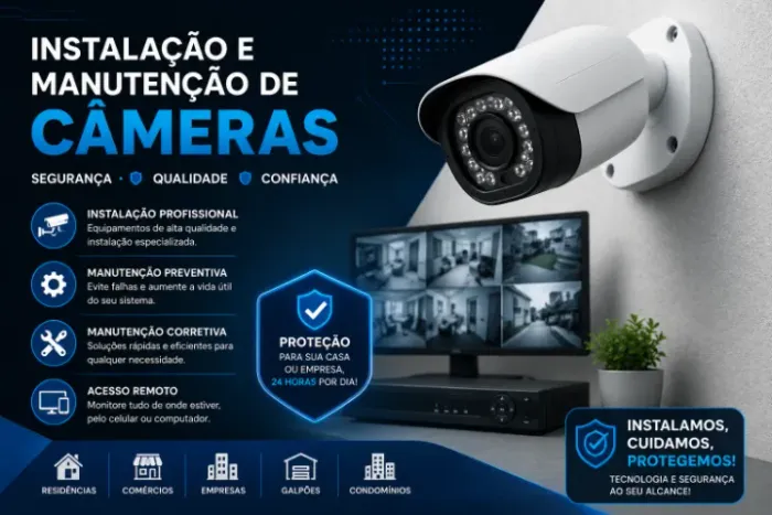 Instalação e Manutenção de Câmeras de Segurança
