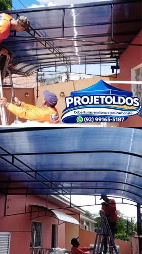 Cobertura em Policarbonato Tenda Sombrite *