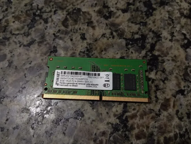 Memória Ram 8gb 2666mhz de Notebook