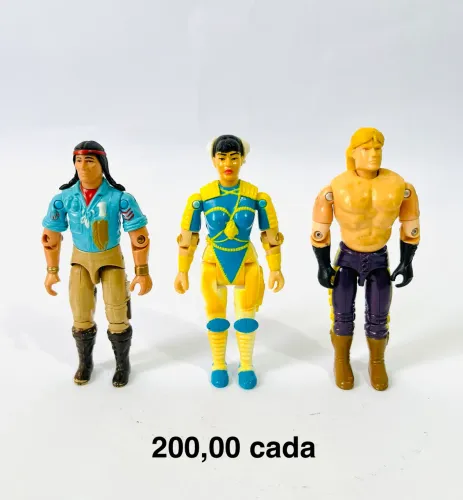 Flecha Veloz, Vega & Chun Li - GI Joe / Street Fighter  / Leia a descrição 