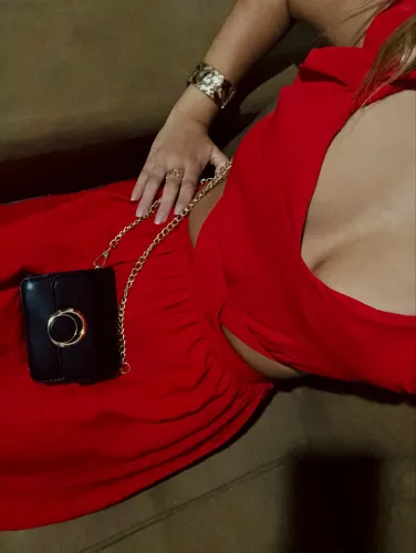 Vestido vermelho longo