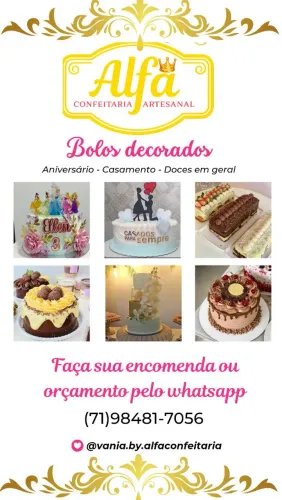 Bolos decorados para festas em geral