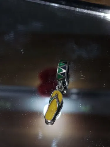 Berloque havaianas do Brasil da Vivara, prata 925