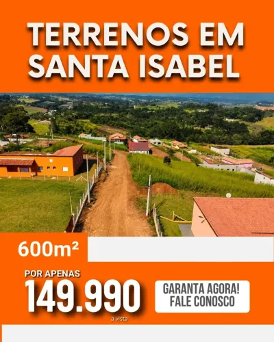 83SI- 600m² em Santa Isabel: Invista Agora
