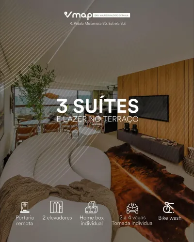 **Imperdível Apartamento Decorado de 3 Quartos em Estrela Sul, Juiz de Fora, M