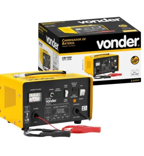 Carregador de bateria automotivo 12v e 24v vonder
