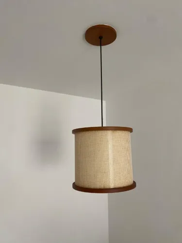 Lustre Madeira Moderno 