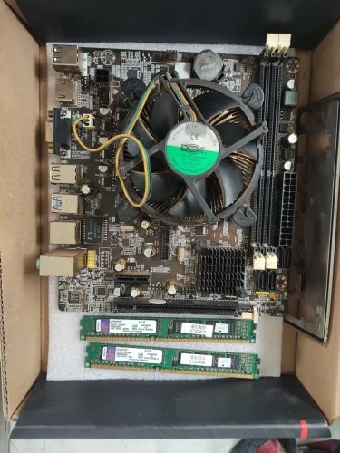 Placa mãe com HDMI e com processador i5 3470 + memória ram