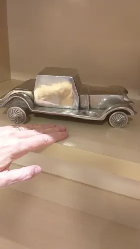 Carro - peça decorativa em ferro