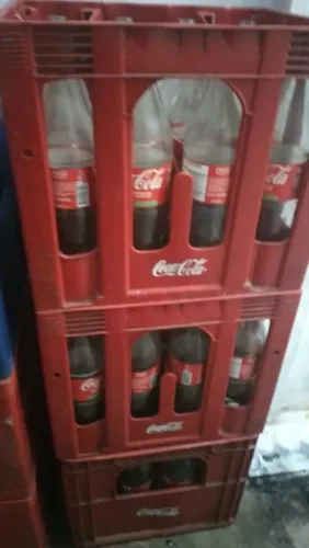 Engradados de coca cola retornável
