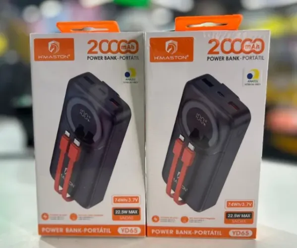 Power Bank Carregador Portátil 20000Mah - Entrega Grátis