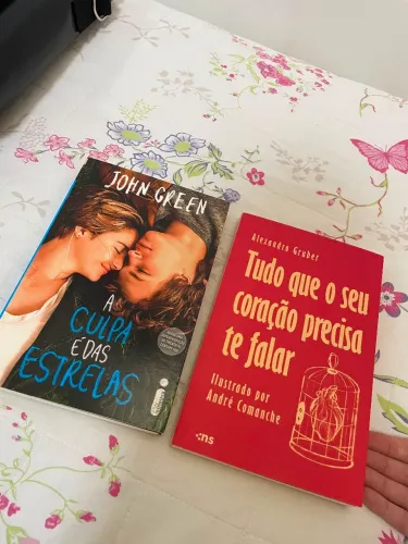 Livros A culpa é das Estrelas & Tudo que o seu coração precisa te falar