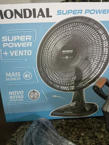 vende -se ventilador Mondial turbo novo na caixa 
