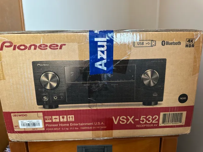 receiver pioneer vsx 532 5.1 canais