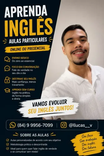 Instrutor particular de inglês 