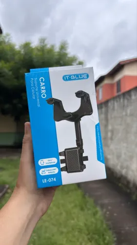 Suporte de Celular para Carro Retrovisor Rotação 360