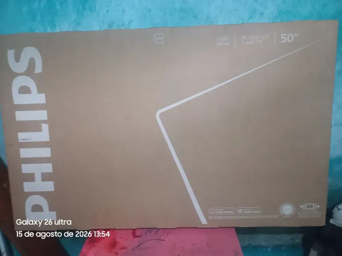 Tv Philips 50 smart nova lacrada 1800