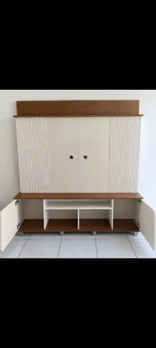 Lindo rack e painel tv 70 " A.1,85xC 1,82 x P.35,semi-novo apenas R$650,00