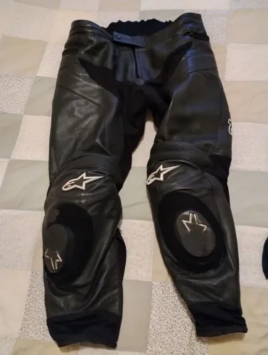 Calça alpinestars couro