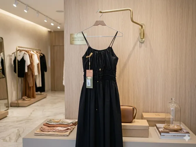 Vestido longo água de coco