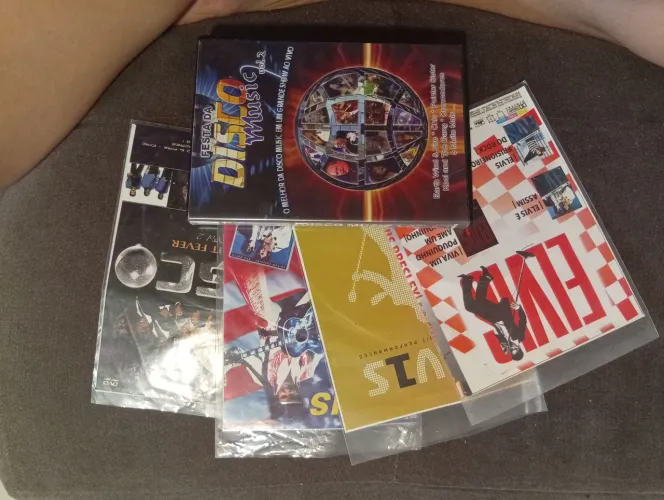 Lote DVDs Musicais: Disco Music (Original) + Especial Elvis Presley