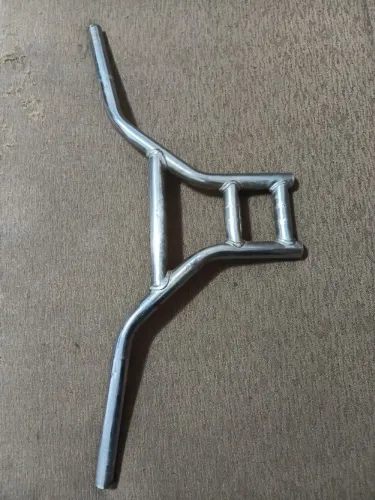 guidão de bicicleta bmx único do ML timbrado C CW Racing época dos JNA relíquia dos anos80