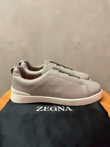 Tênis Ermenegildo Zegna triple stitch