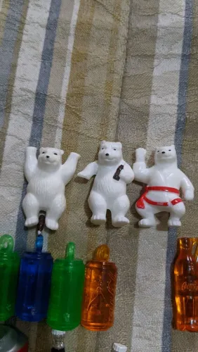 Coleçao ursos coca cola + kinder ovo