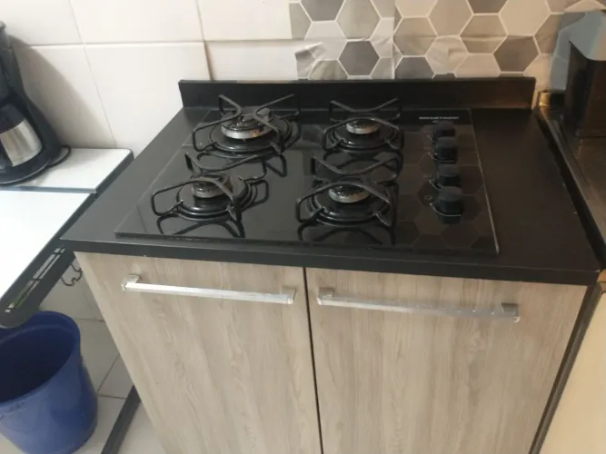 cooktop com balcão incluso