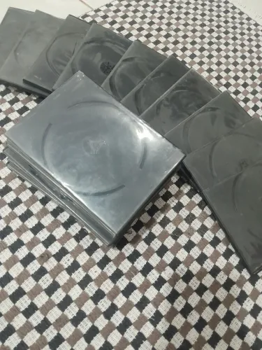 20 Estojos Box Porta Dvd/Cd pretos