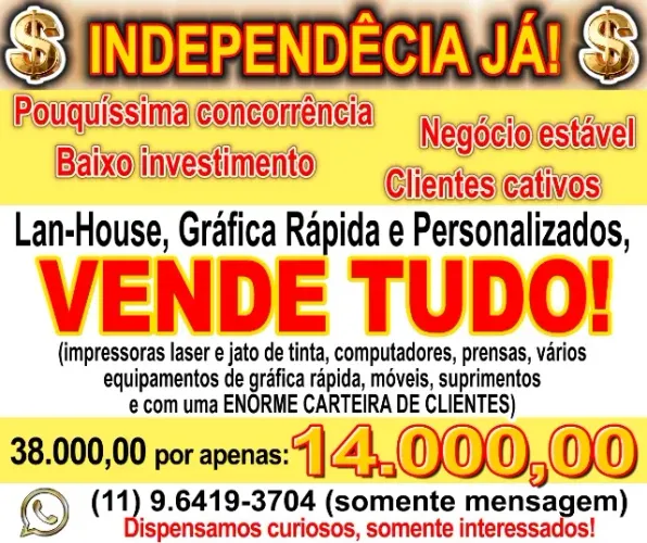 Loja vende tudo - Mudança de país