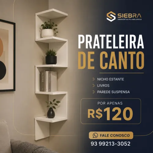 Prateleira de canto