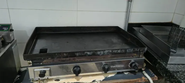 Chapa venancio a gás c80 aco escovador a gás 80x50