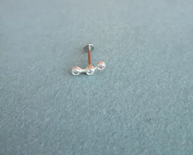 Piercing para Hélix prata 925