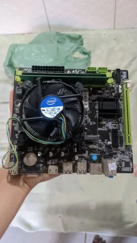 Kit Placa mãe H61 processador+memora
