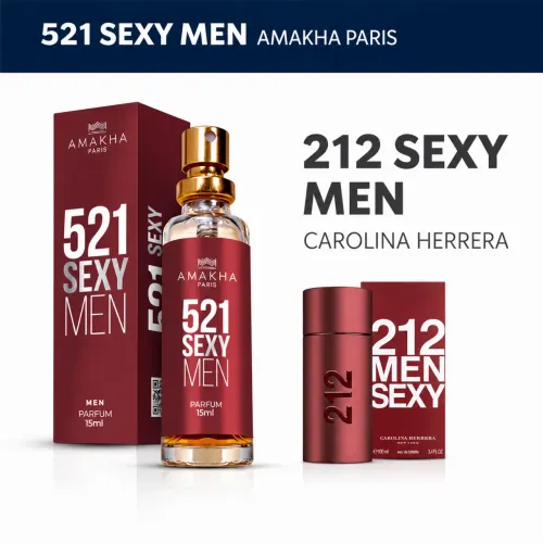 Perfume Importado 521 Sexy Men 15ml Amakha Paris